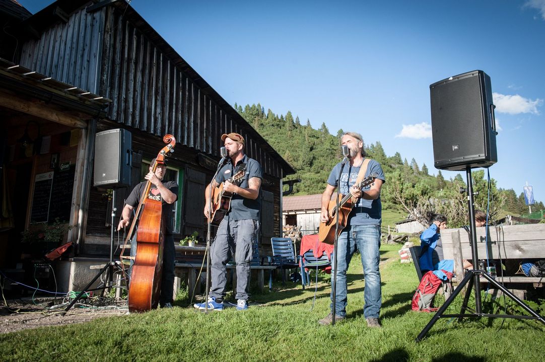 Alpines Rock-Konzert